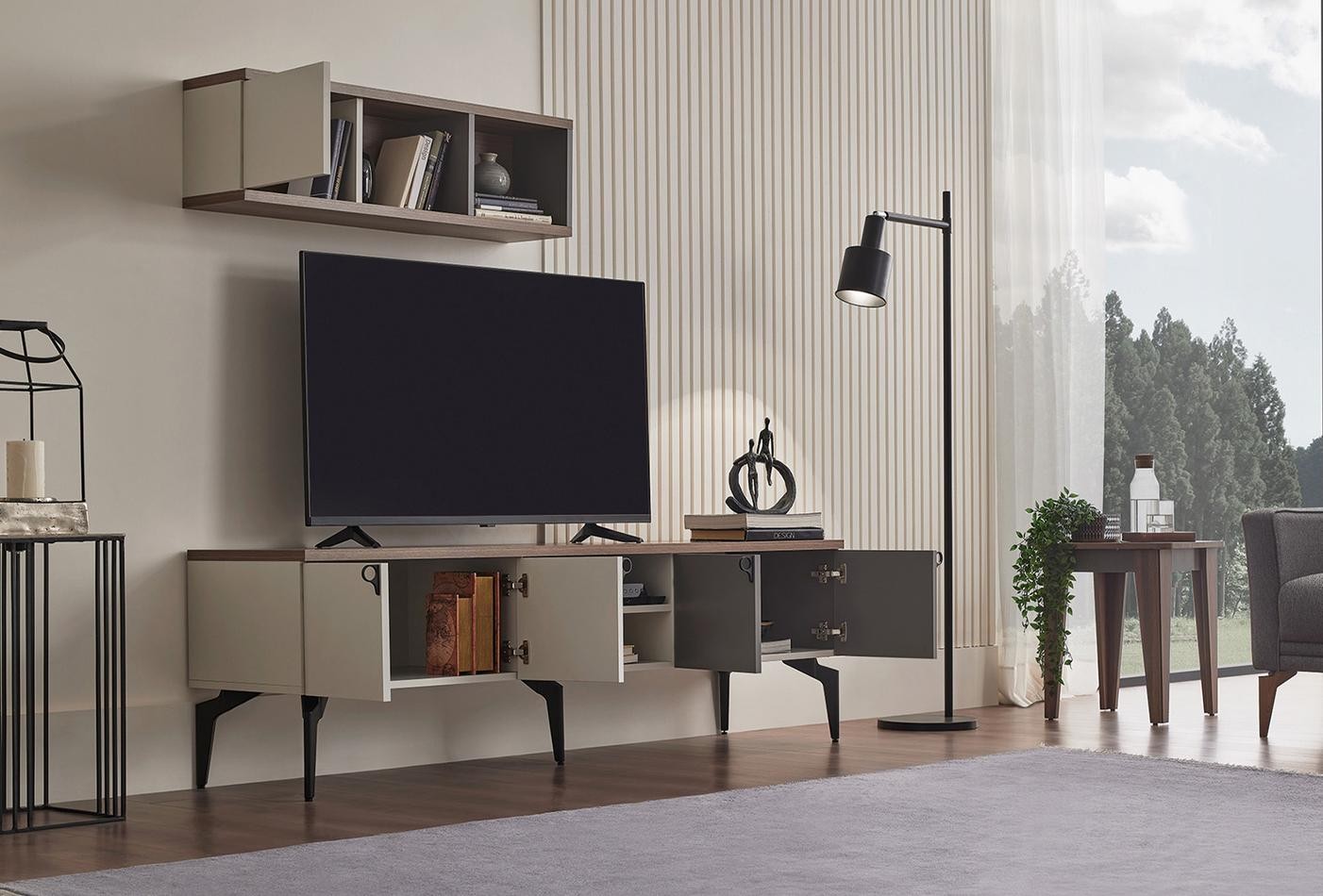 Enza Home Cordell, TV Ünitesi Kombinasyonu 1, 180x165 cm (GxY) 2