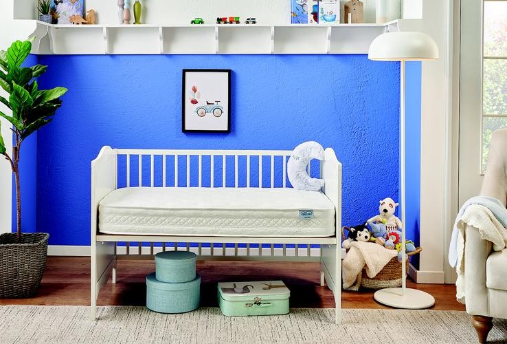Baby Blue Star Ortopedik Bebek yatağı, 060x120 cm