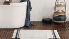 Levi - İndigo Banyo Paspası Seti, 50x60 cm - 60x100 cm