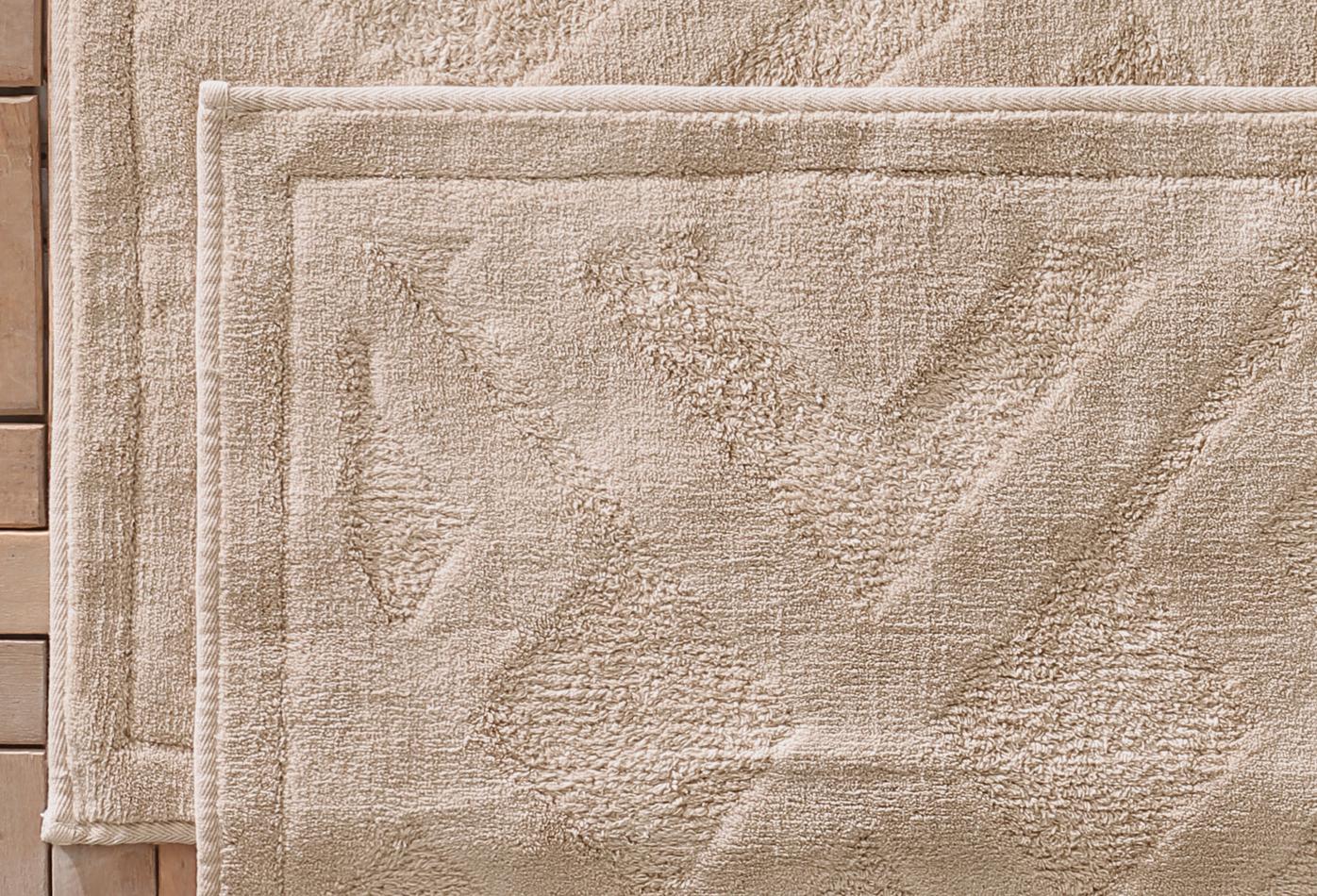 Enza Home Milo - Bej, Banyo Paspası Seti, 50x60 cm - 60x100 cm 2