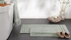 Felicia - Nil Yeşili Banyo Paspası Seti, 50x60 cm - 60x100 cm