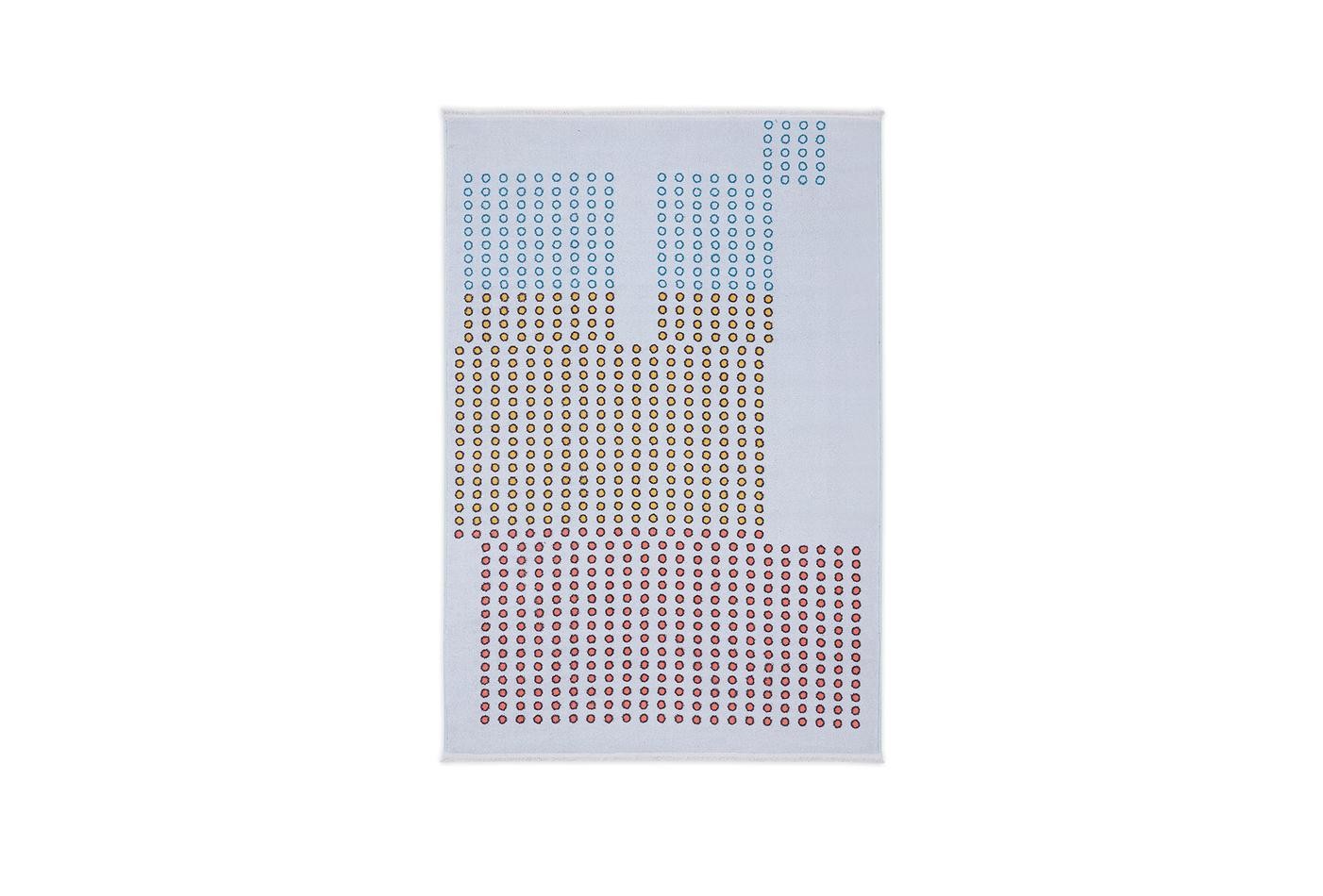 Enza Home Talia, Polyester Halı, Gri/Çok Renkli, 80 x 1.50