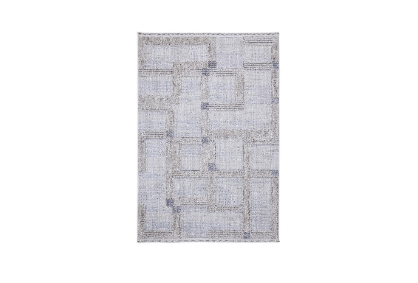 Enza Home Terral, Polyester Halı, Bej, 80 x 3.00 3