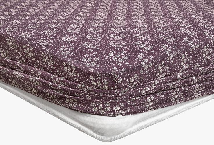 Mix&Match Liberty - Mürdüm Lastikli Çarşaf, Tek Kişilik