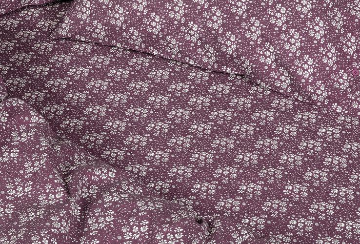 Mix&Match Liberty - Mürdüm Lastikli Çarşaf, Tek Kişilik