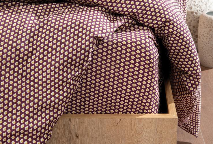 Mix&Match Tiny - Mürdüm Lastikli Çarşaf, Tek Kişilik