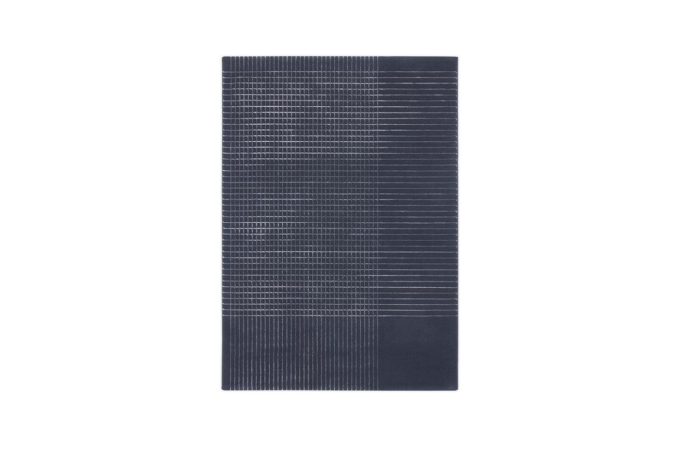 Enza Home Ferran, Polipropilen ve Polyester Halı, Siyah/Antrasit, 1.20 x 1.80 3