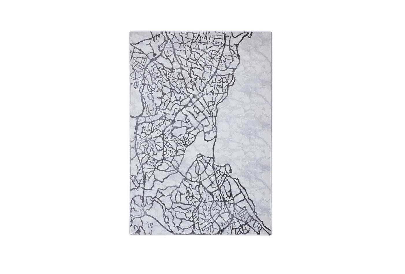 Enza Home Marcel, Polipropilen ve Polyester Halı, Gri, 1.60 x 2.30 3