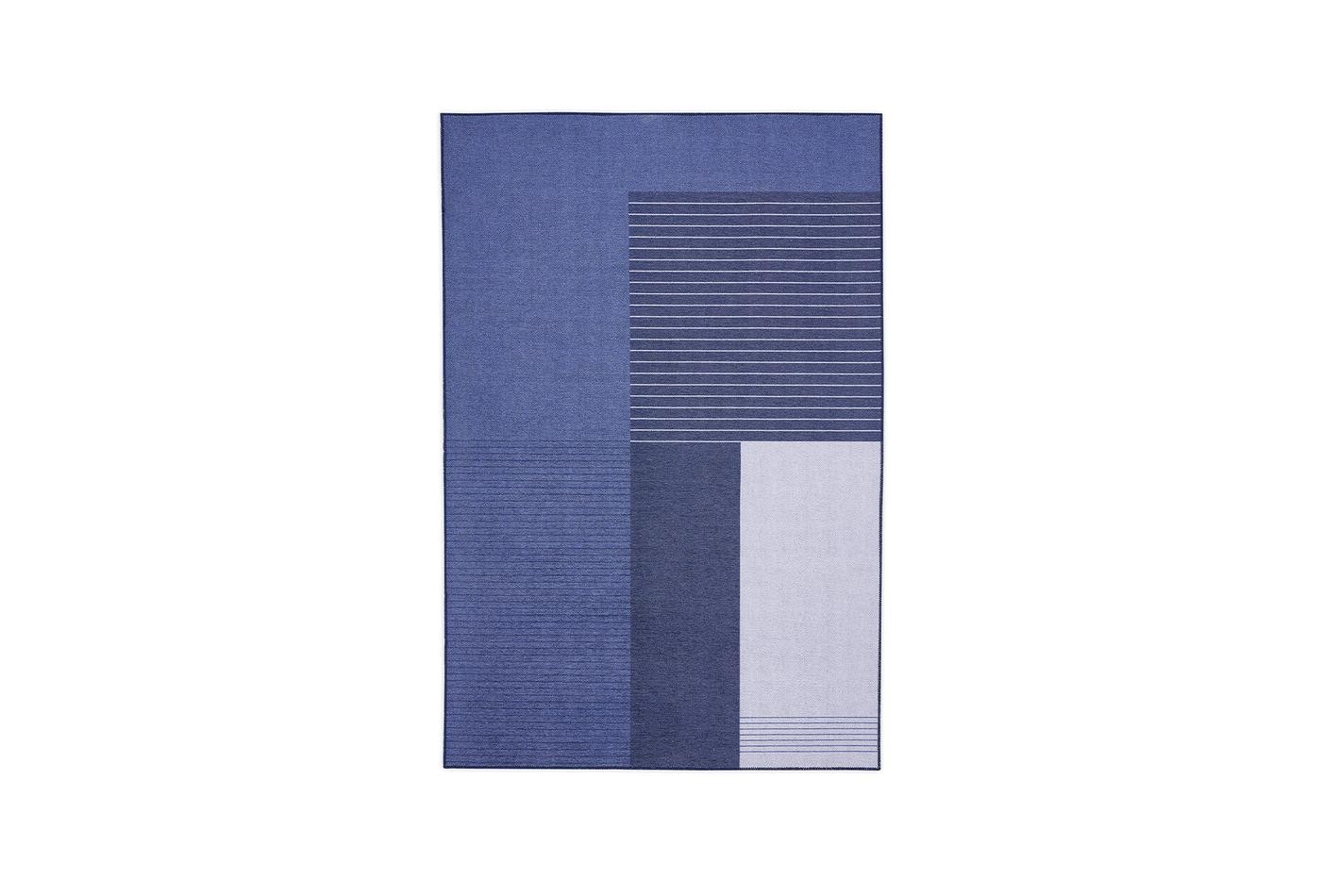 Enza Home Yolanda, Polyester Halı, Antrasit/Mavi, 2.30 x 2.90 4