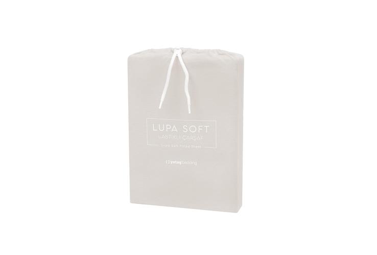 Lupa Soft - Bej Lastikli Çarşaf, Tek Kişilik