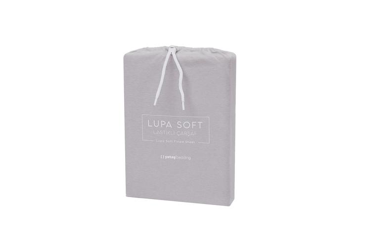 Lupa Soft - Gri Lastikli Çarşaf, Tek Kişilik