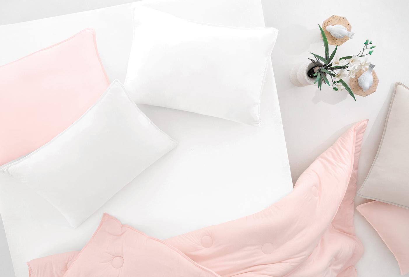 Enza Home Lupa Soft  - Beyaz, Yastık Kılıfı, 50x70 cm 1