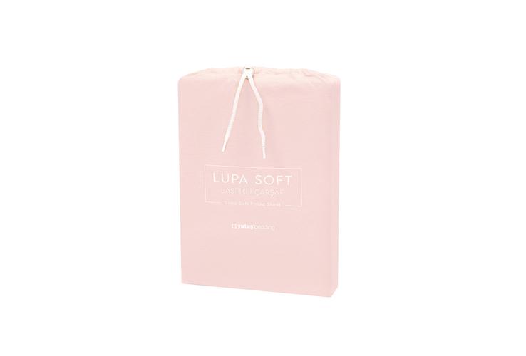 Lupa Soft - Pudra Lastikli Çarşaf, Tek Kişilik