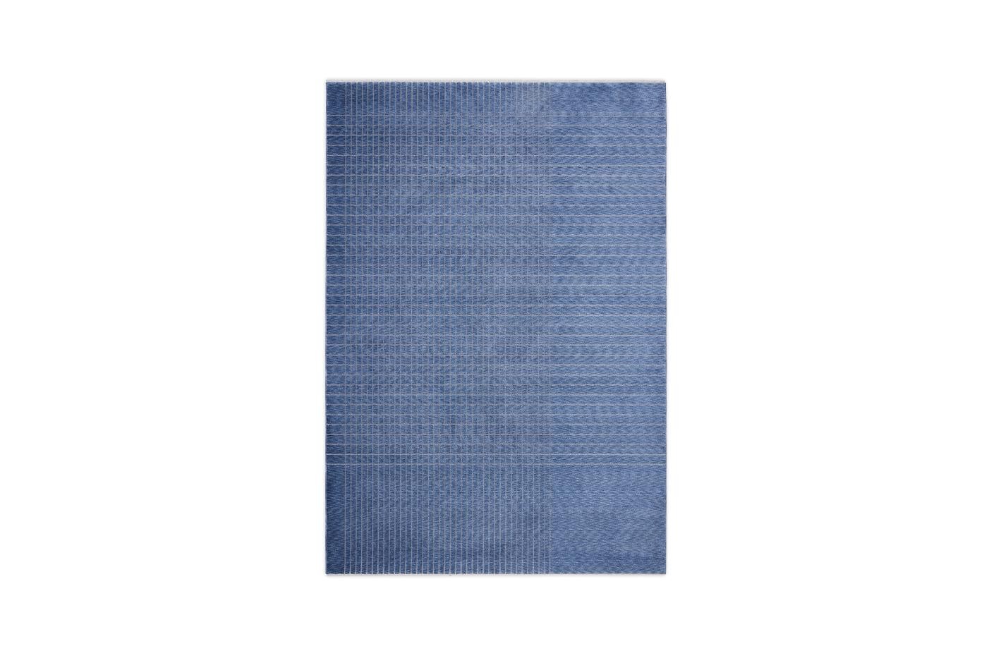 Enza Home Leam, Polyester ve Viskon Halı, Mavi/Gri, 2.00 x 2.90 4