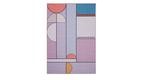 Amadeus Polyester Halı, Lila/Çok Renkli, 1.60 x 2.30