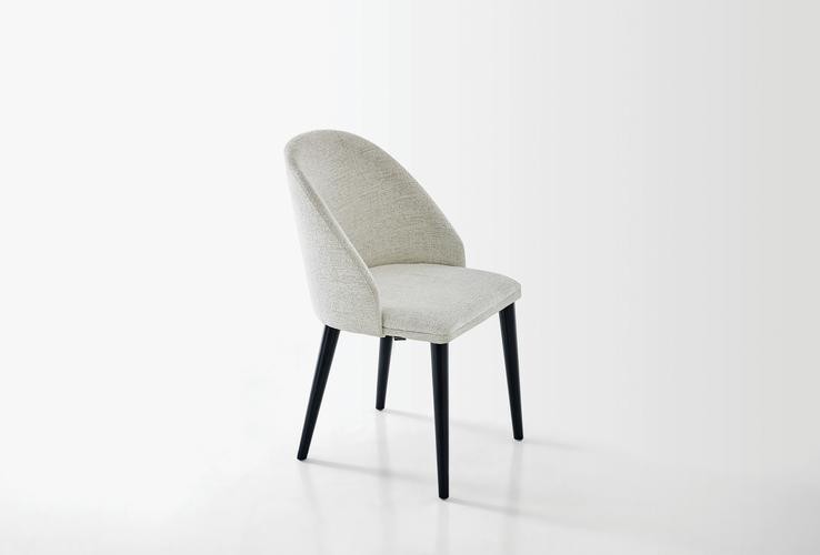 Terra Sandalye, Şönil Kumaş 16007 Beyaz