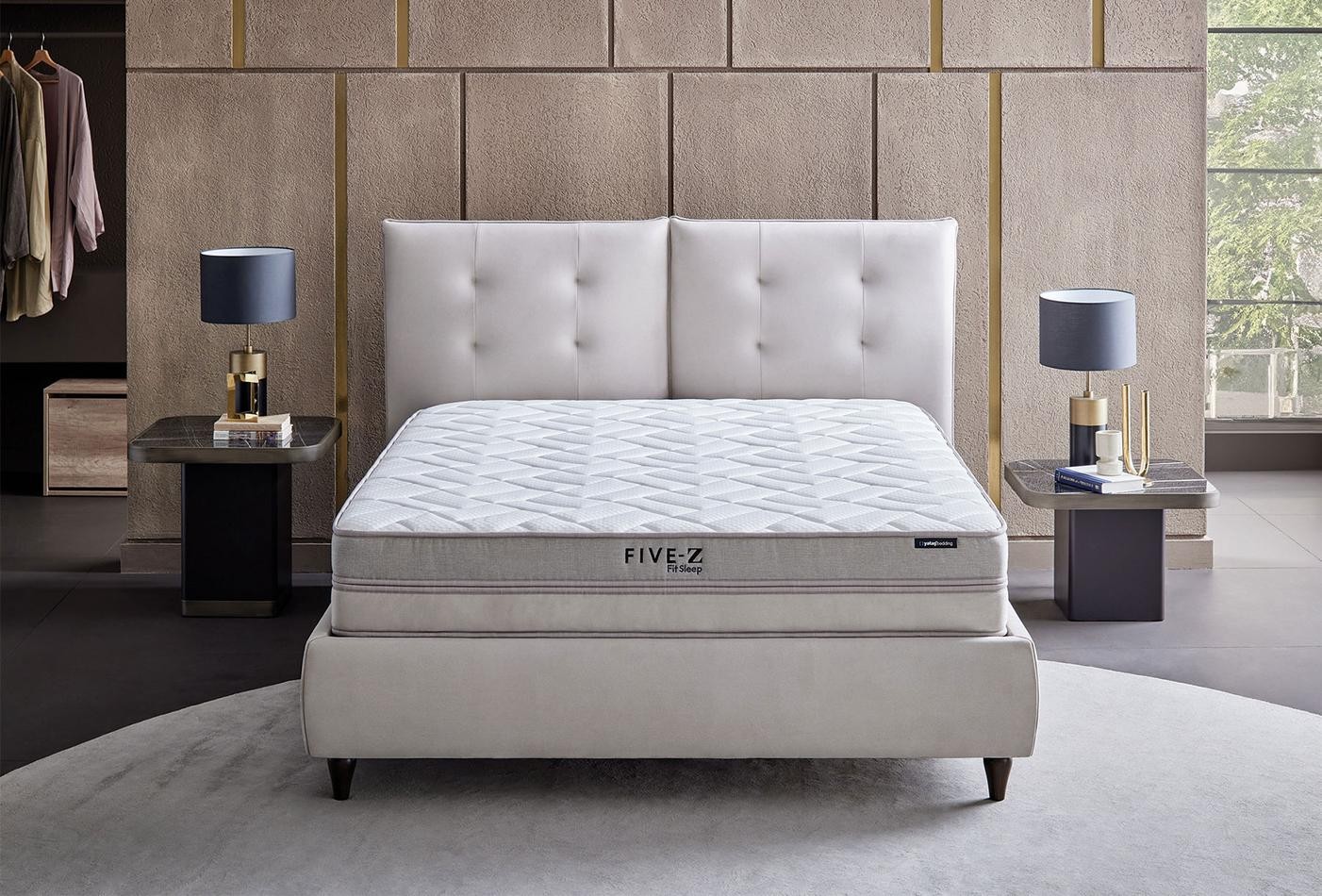 Enza Home Five-Z Fit Sleep, Pocket Yaylı Seri Yatak, 090x190 cm