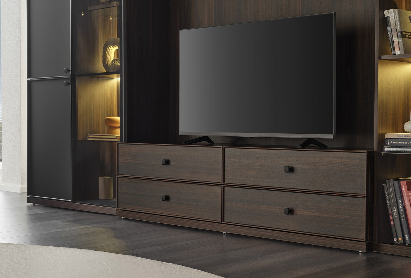 Enza Home Parma, TV Sehpası, 180x47 cm (GxY) 2