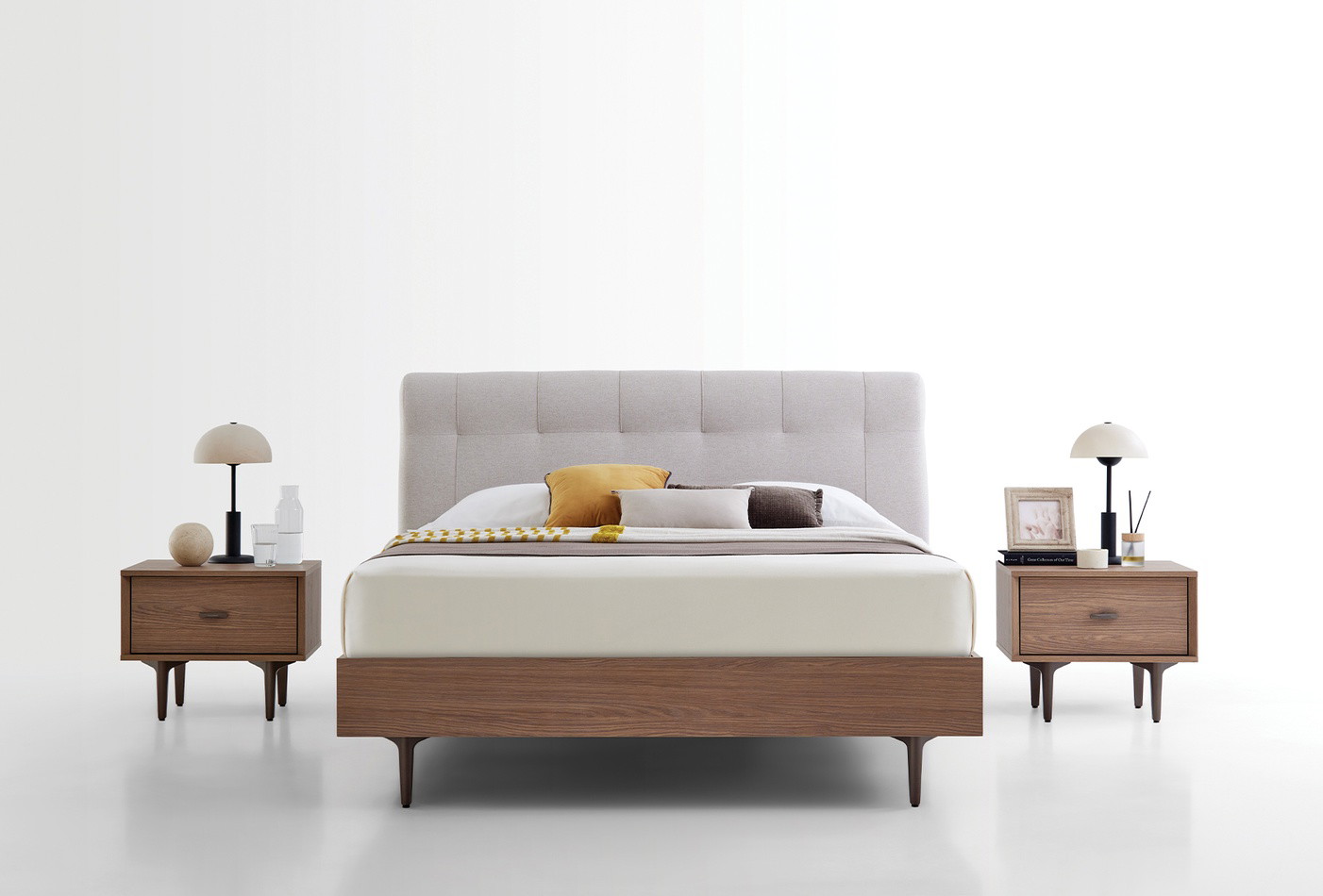 Enza Home Paloma, Başlıklı Karyola, (160x200 cm), 55701 Krem 7
