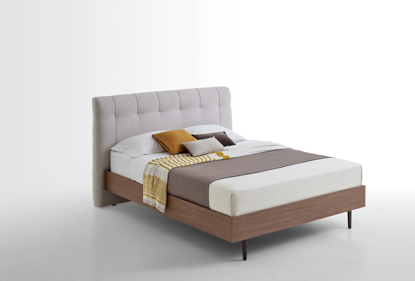 Enza Home Paloma, Başlıklı Karyola, (160x200 cm), 55701 Krem 6
