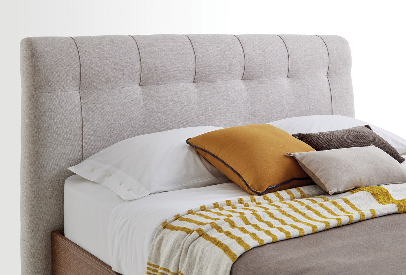 Enza Home Paloma, Başlıklı Karyola, (160x200 cm), 55701 Krem 8