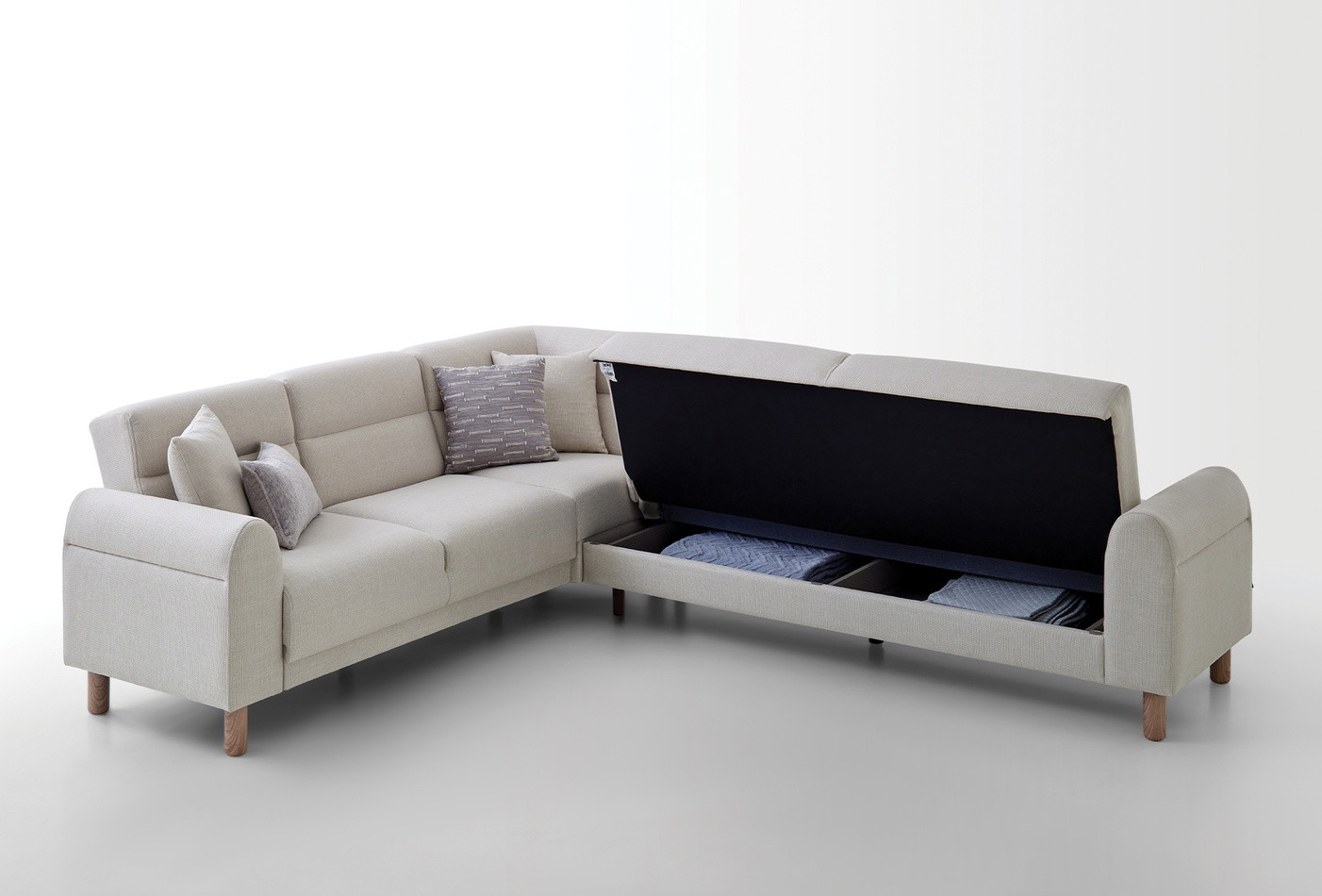 Enza Home Paloma, Yataklı Köşe Takımı - Sol, 55904 Krem 11