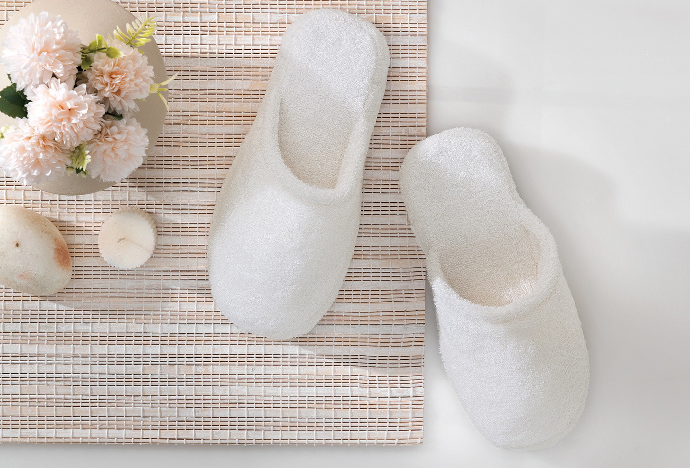 Enza Home Essentials - Ekru, Banyo Terliği 1