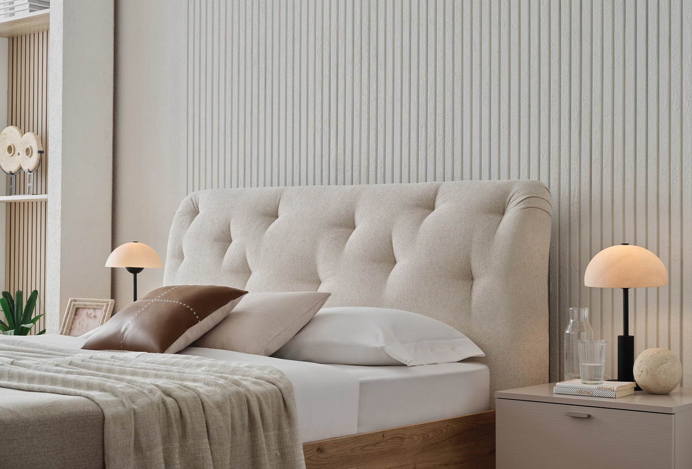Enza Home Cante, Yatak Odası Meşe ve Bej Rengi 3