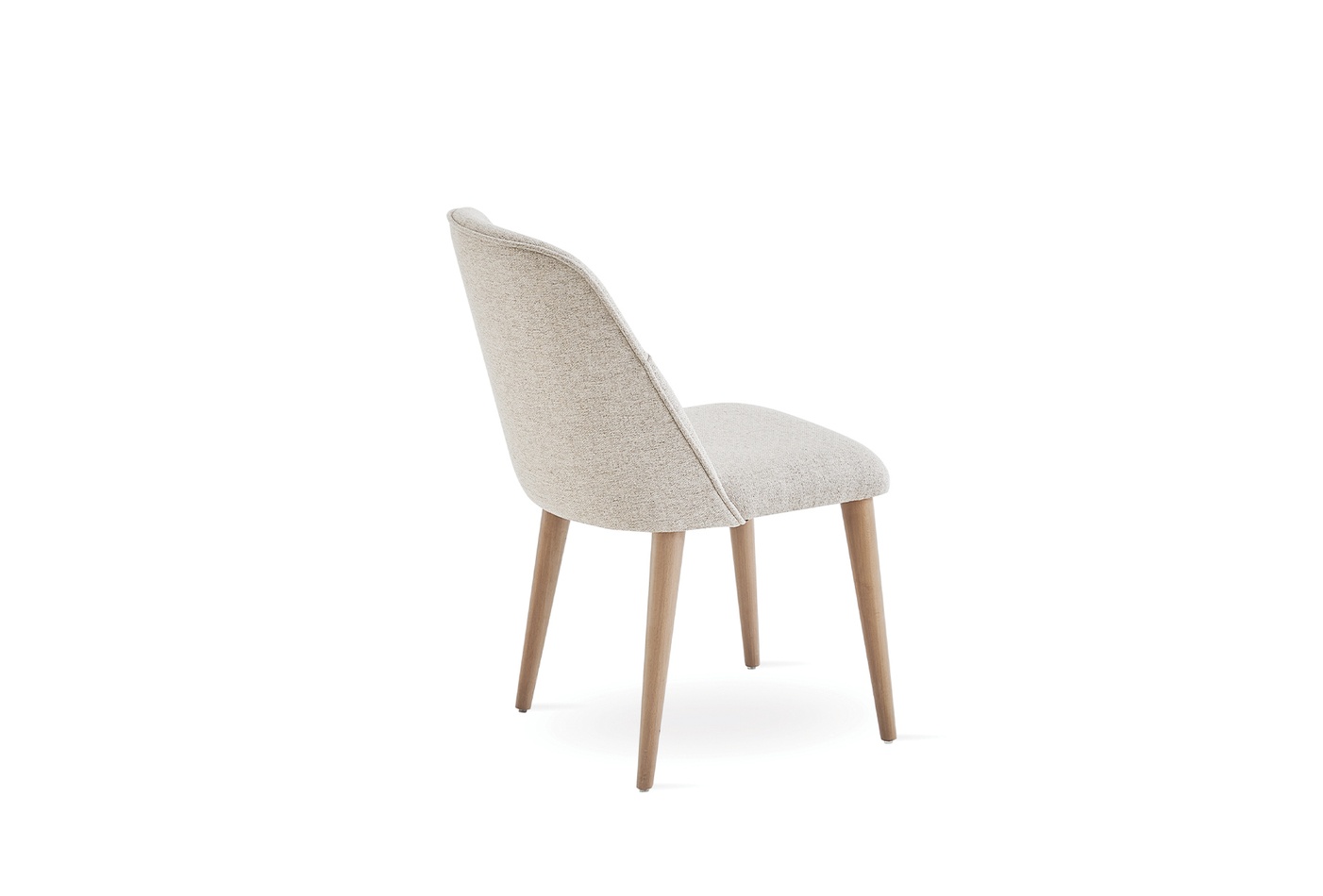 Enza Home Paloma, Sandalye, Dokuma Kumaş Oval Tasarım Kum Rengi 5