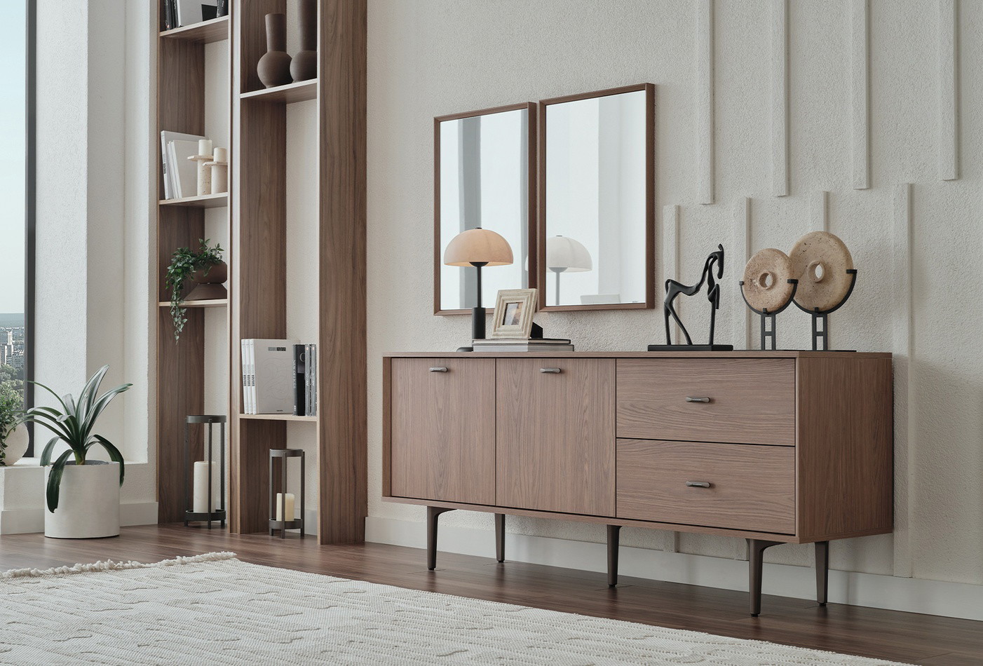 Enza Home Paloma, Yemek Odası Ceviz Rengi 10